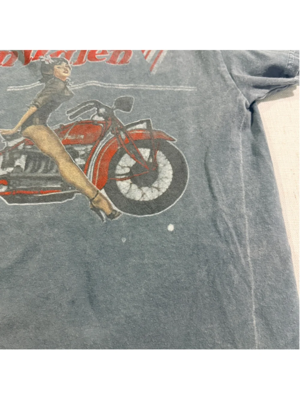 Van Halen Men’s Small Graphic T-Shirt Vintage Style Motorcycle
